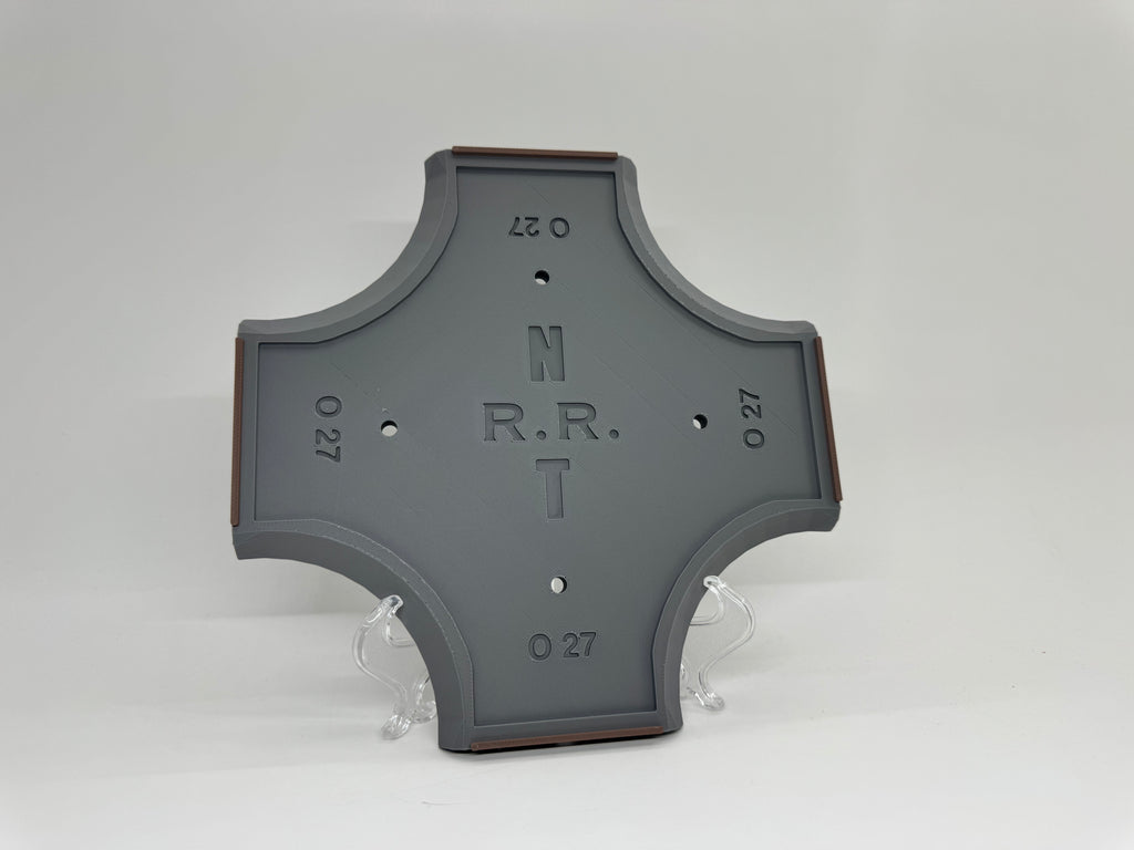 o27 90 Degree Crossing Section